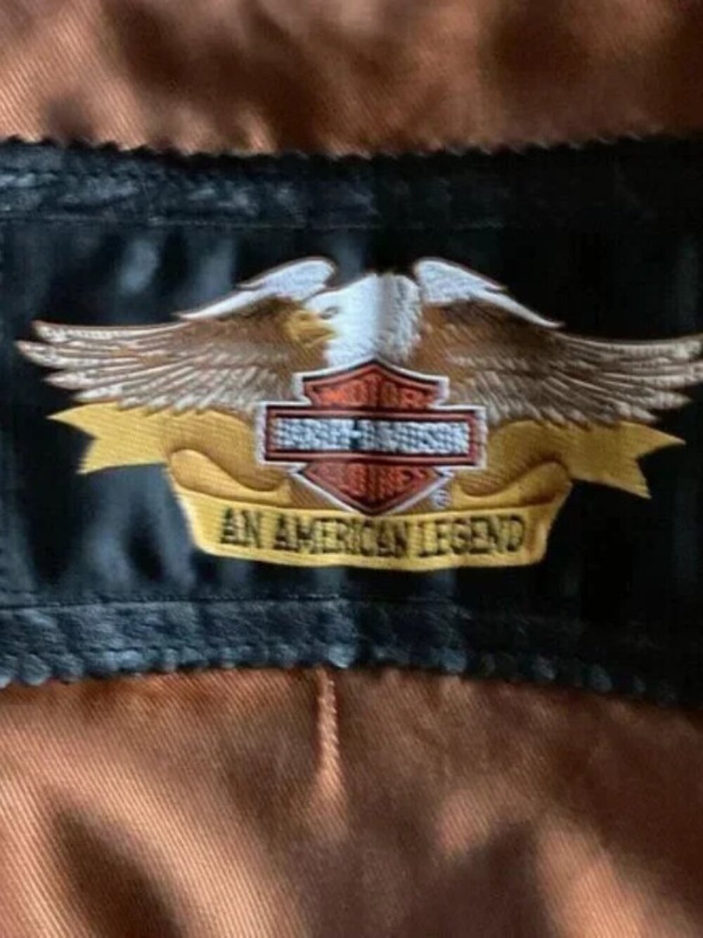 Vintage Harley Davidson Leather Jacket Size Medium Biker Moto Motorcycle - Picture 7 of 14